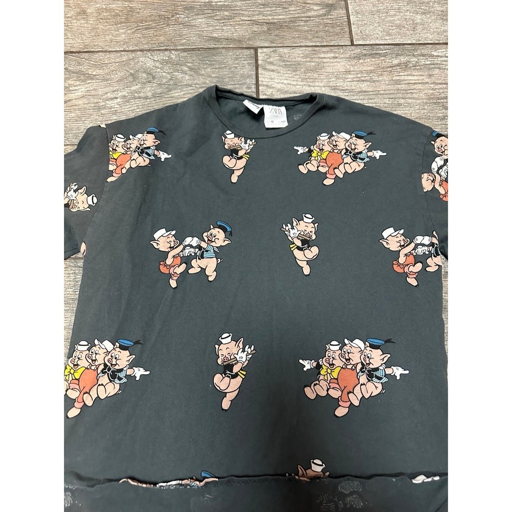 ZARA KIDS PORKY PIG TSHIRT Size 10